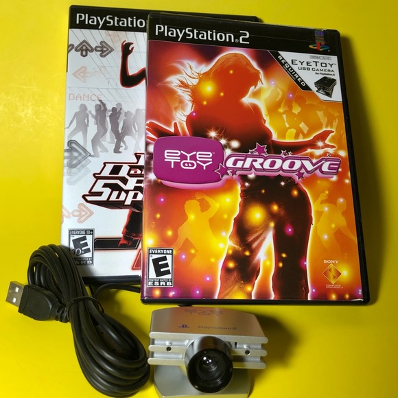 PlayStation 2- PS2 - EYE TOY -2x Interactive Dance Games-DANCE DANCE REVOLUTION - Picture 4 of 4